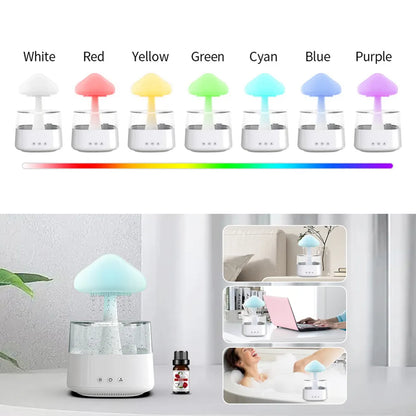 Raindrop Air Humidifier & Oil Diffuser