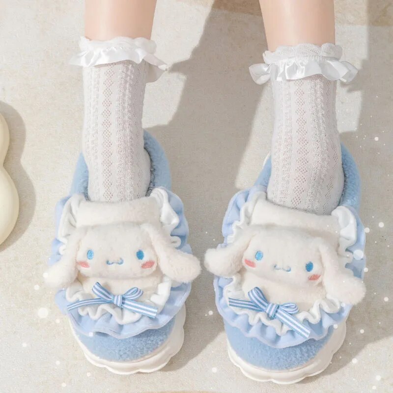 Sanrio Plush Cozy House Slippers