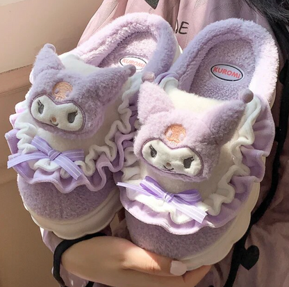 Sanrio Plush Cozy House Slippers