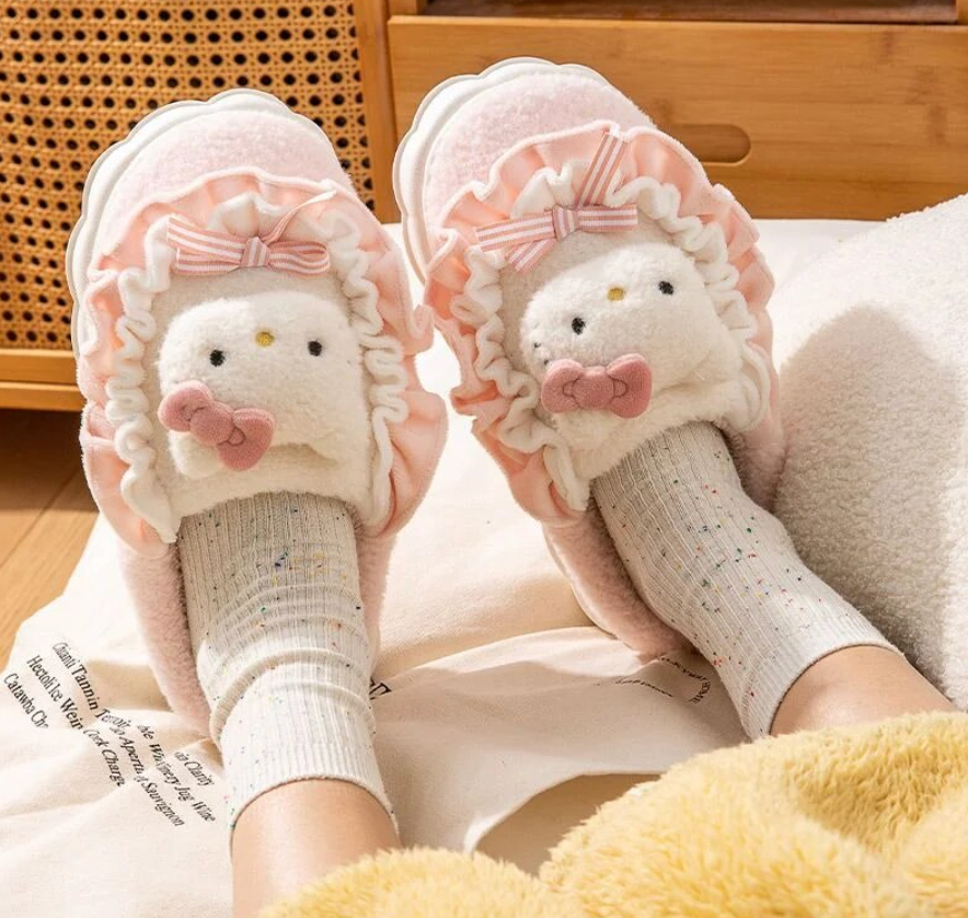 Sanrio Plush Cozy House Slippers