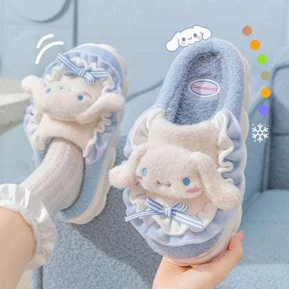 Sanrio Plush Cozy House Slippers